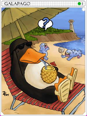Galapago Card card illustration