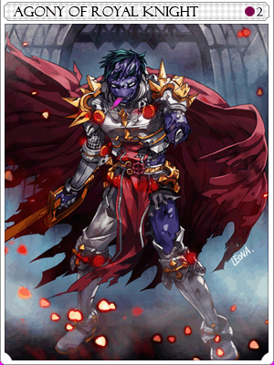 Agony Of Royal Knight Card card illustration