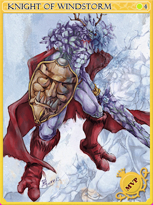 Stormy Knight Card card illustration