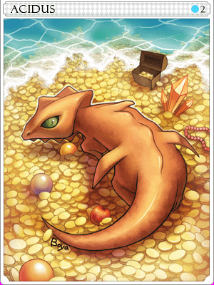 Gold Acidus Card card illustration