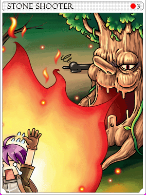 Stone Shooter Card card illustration