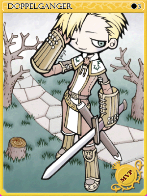 Doppelganger Card card illustration