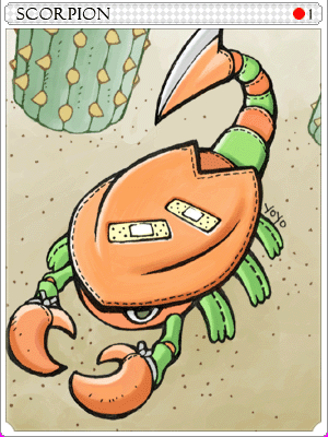 Scorpion Card card illustration