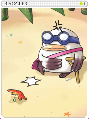 Raggler Card card illustration