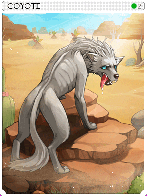 Coyote Card card illustration