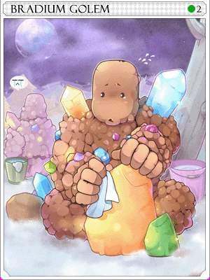 Bradium Golem Card card illustration