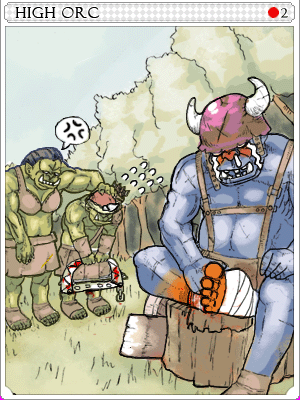 High Orc Card card illustration