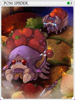 Pom Spider Card card illustration