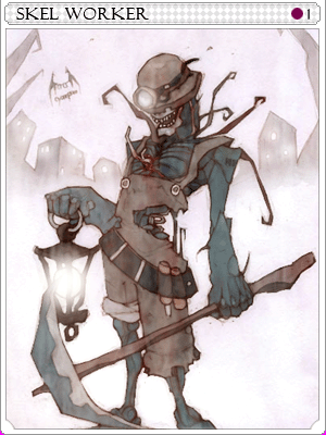 Skeleton Worker Card card illustration