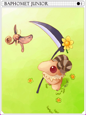 Bapho Jr. Card card illustration