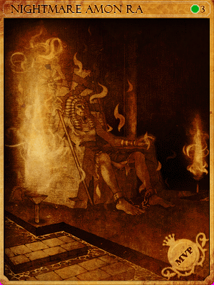 Sealed Nightmare Amon Ra Card card illustration