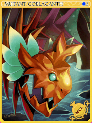 Mutant Coelacanth Card card illustration