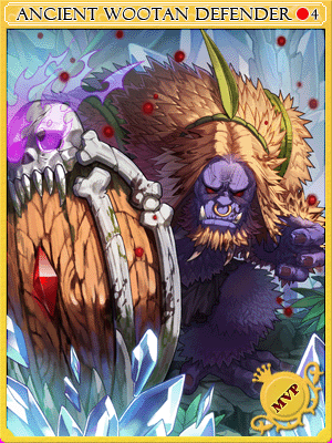 Ancient Wootan Defender Card card illustration