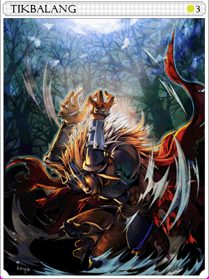 Tikbalang Card card illustration