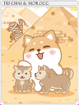 Fei-Chai and Morroc Card card illustration