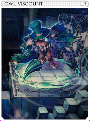 Owl Viscount Card card illustration