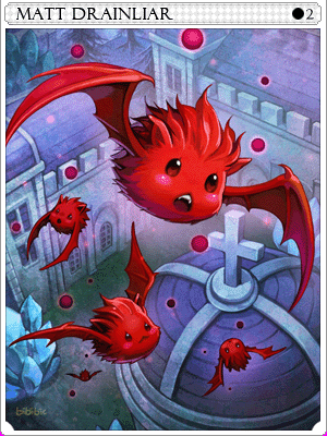 Matt Drainliar Card card illustration