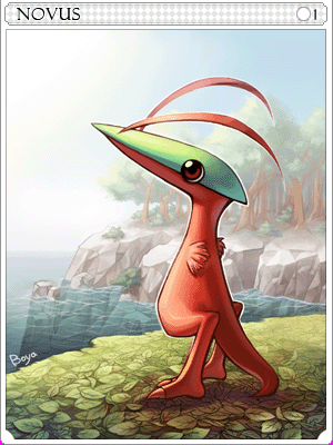 Red Novus Card card illustration