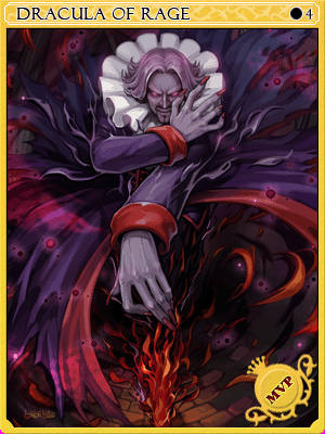 Furious Dracula Card card illustration