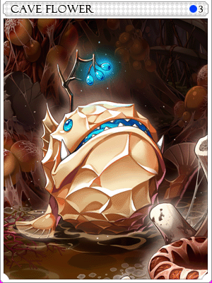 Cave Flower Card card illustration