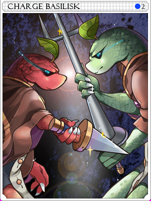 Charge Basilisk Card card illustration