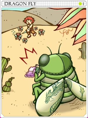 Dragon Fly Card card illustration