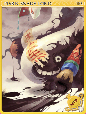 Evil Snake Lord Card card illustration