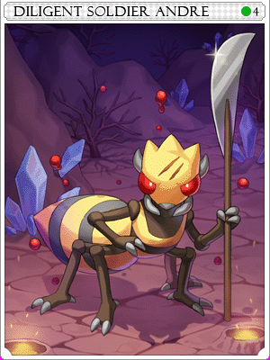 Diligent Soldier Andre Card card illustration
