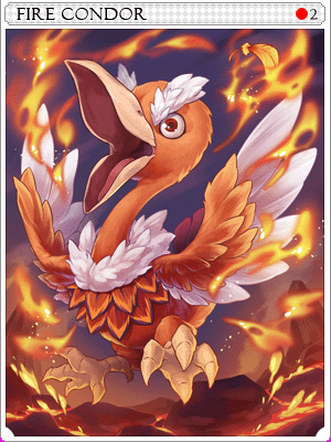 Fire Condor Card card illustration