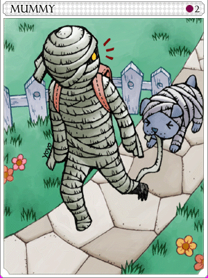 Mummy Card card illustration