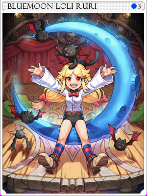 Blue Moon Loli Ruri Card card illustration
