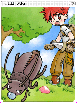 Thief Bug Card card illustration