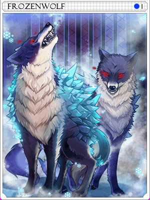 Frozen Wolf Card card illustration