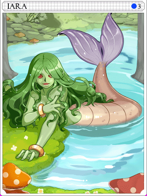 Iara Card card illustration