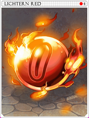 Lichtern Red Card card illustration