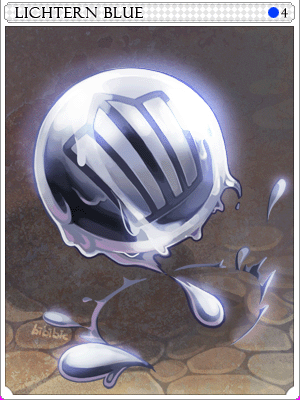 Lichtern Blue Card card illustration