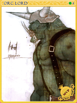 Orc Lord Card card illustration