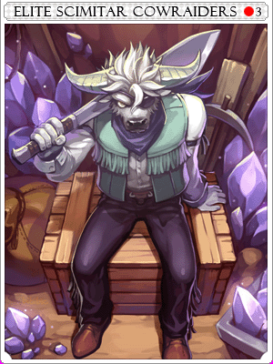 Elite Scimitar Buffalo Bandit Card card illustration