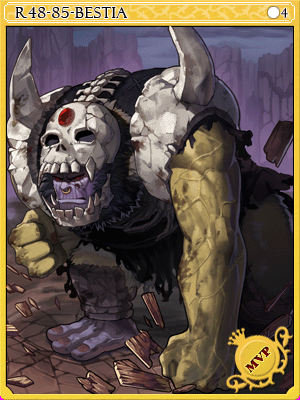 R48-85-BESTIA Card card illustration
