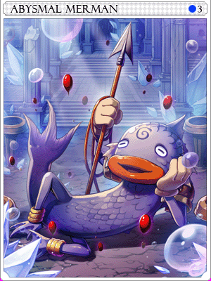 Abysmal Merman Card card illustration