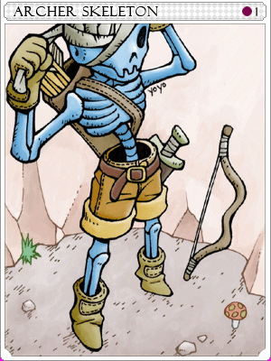 Archer Skeleton Card card illustration