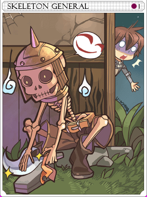 Skeleton General Card card illustration