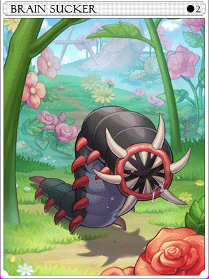 Brain Sucker Card card illustration