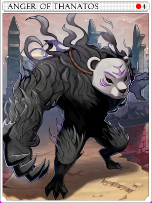 Anger of Thanatos Card artwork from Ragnarok Online