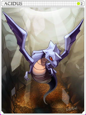 Blue Acidus Card card illustration