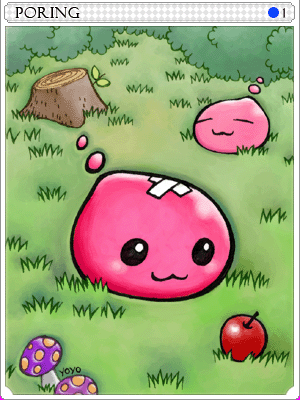 Poring Card card illustration