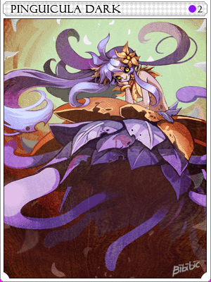 Dark Pinguicula Card card illustration