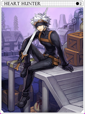 Heart Hunter Card card illustration