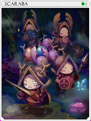 Scaraba Card card illustration