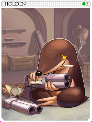 Holden Card card illustration